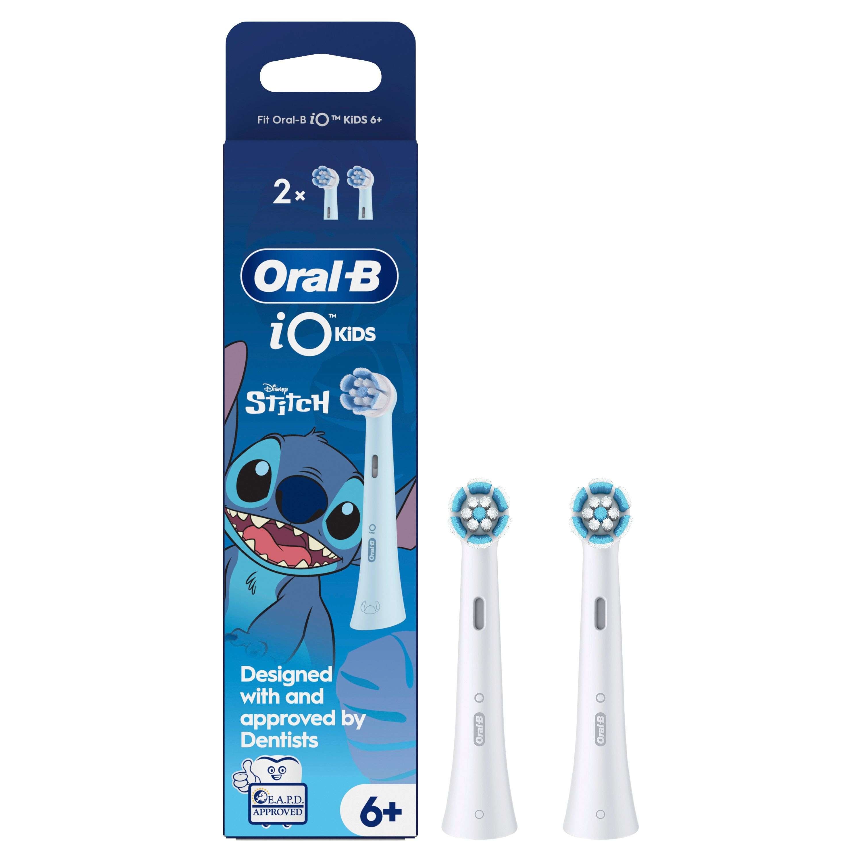 Oral-B iO Kids Recarga Escova Elétrica Stitch 6+ – 2 Unidades