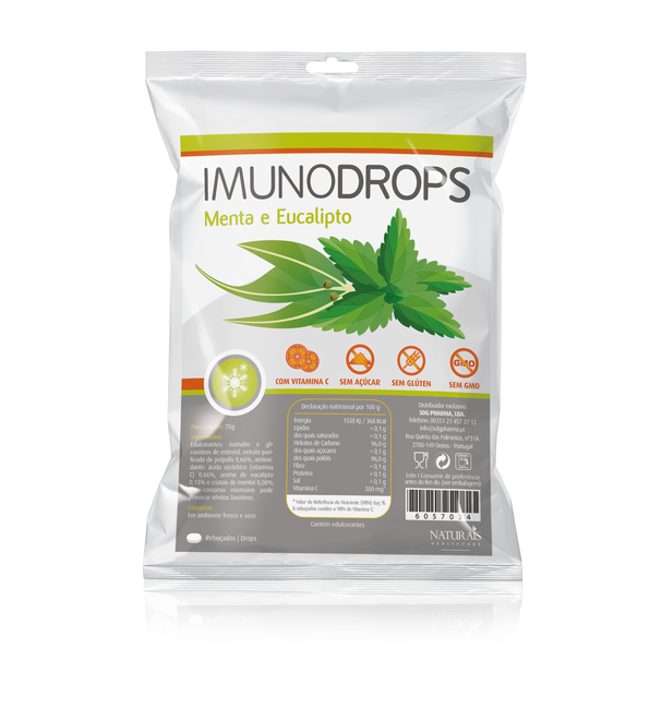 Imunodrops Menta e Eucalipto 75g