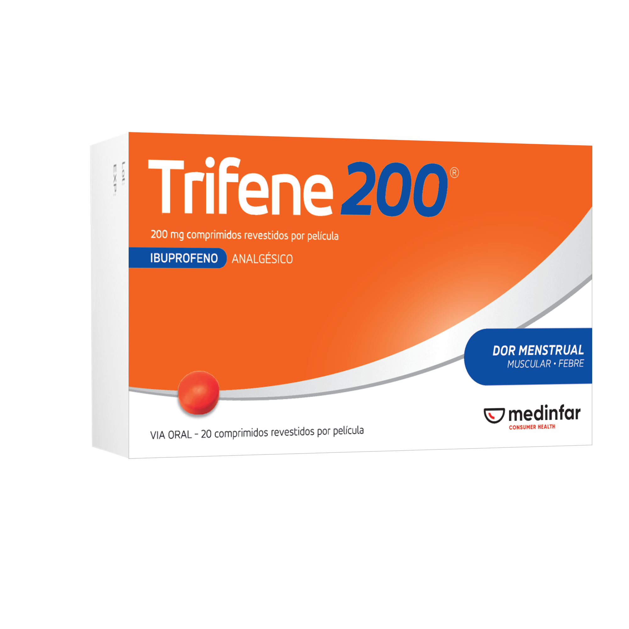 Trifene, 200 mg (x20 comprimidos revestidos)