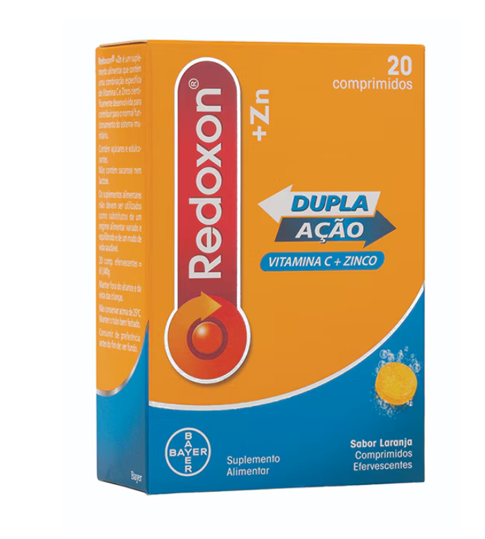 Redoxon Zn Comprimido Efervescente Granulado Saquetas X20 Laranja