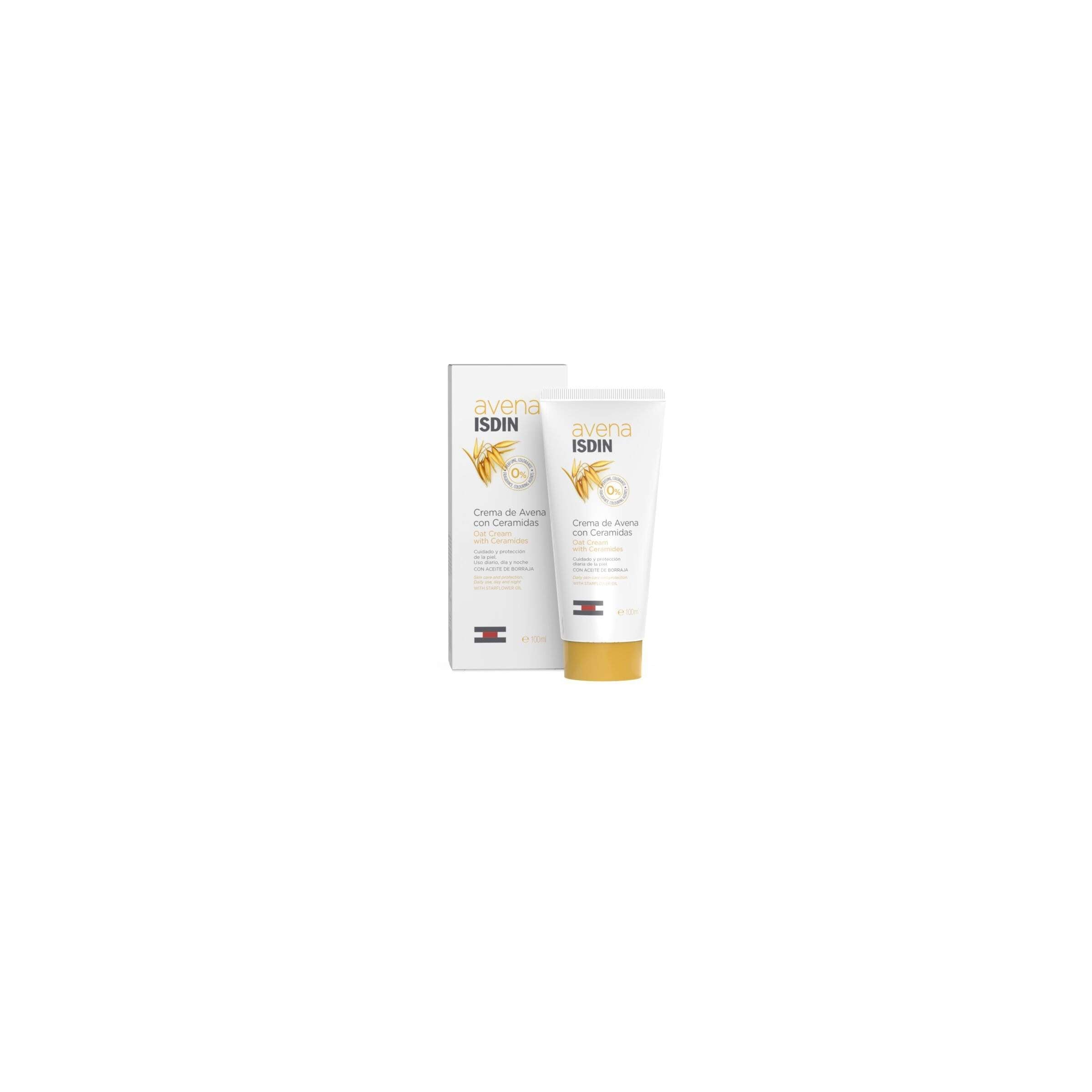 ISDIN Avena 100ML- Creme hidratante para pele sensível com aveia e ceramidas 