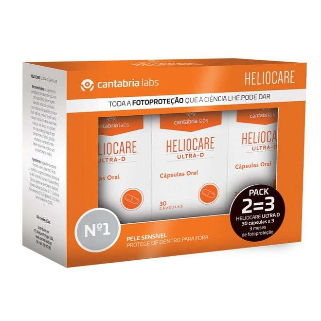 Heliocare Ultra D Cápsulas (3 Embalagens X30 Unidades)