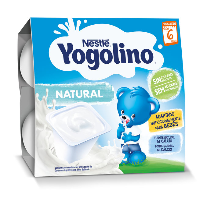 Nestlé Yogolino Natural 6M+ 100g x4