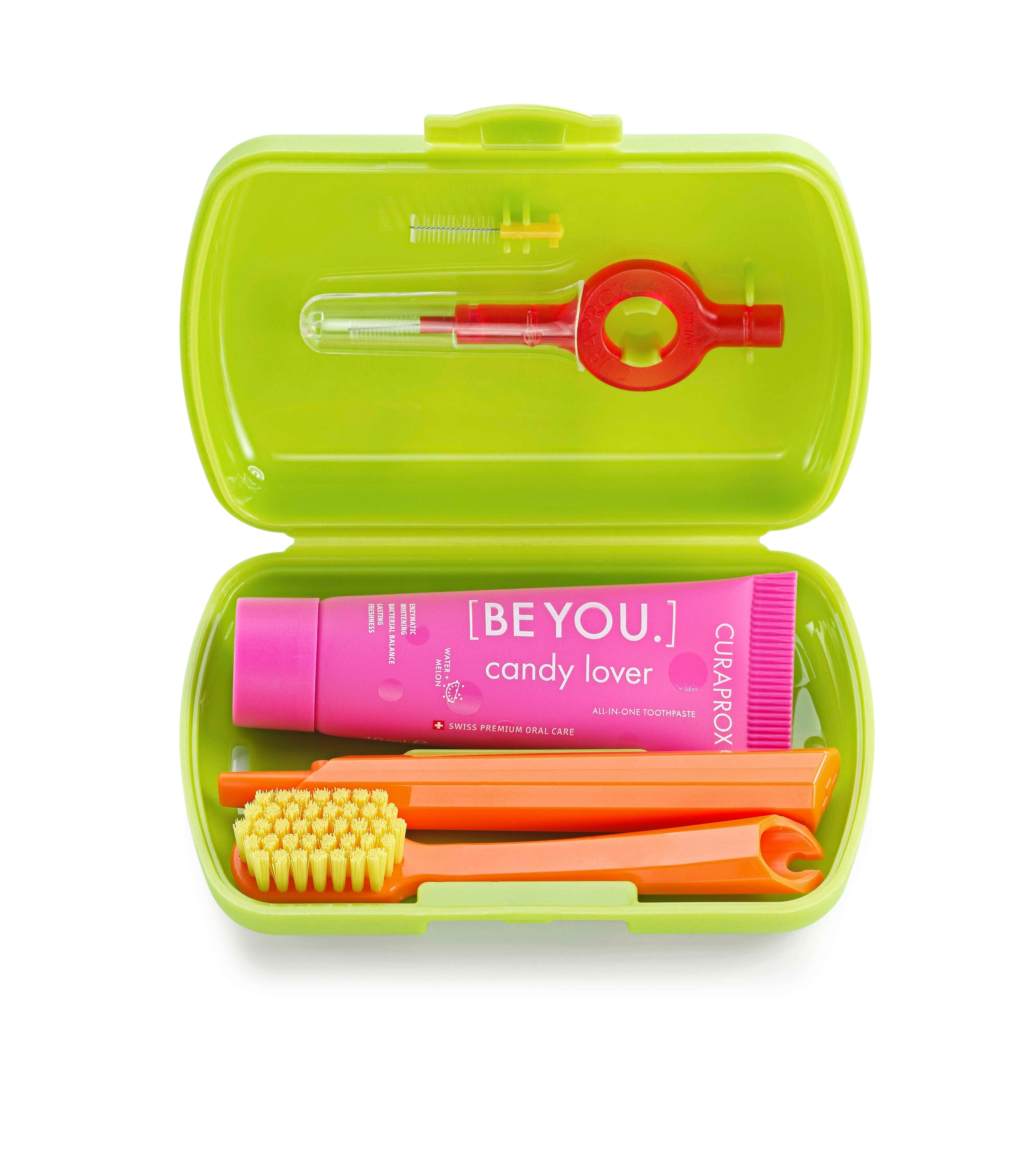 Curaprox Kit de Viagem Be You Candy Lover - Verde