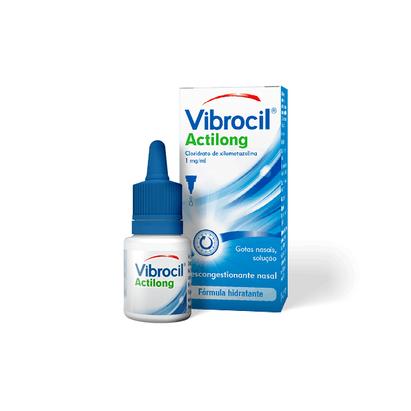 Vibrocil Actilong, 1 Mg/ML Solução Nasal Conta-Gotas