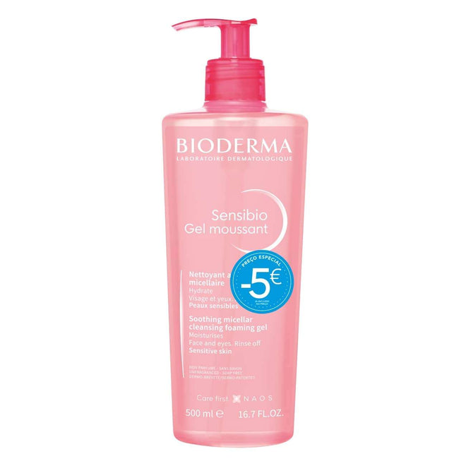 Sensibio Bioderma Gel Moussant - 500ml (Preço Especial)