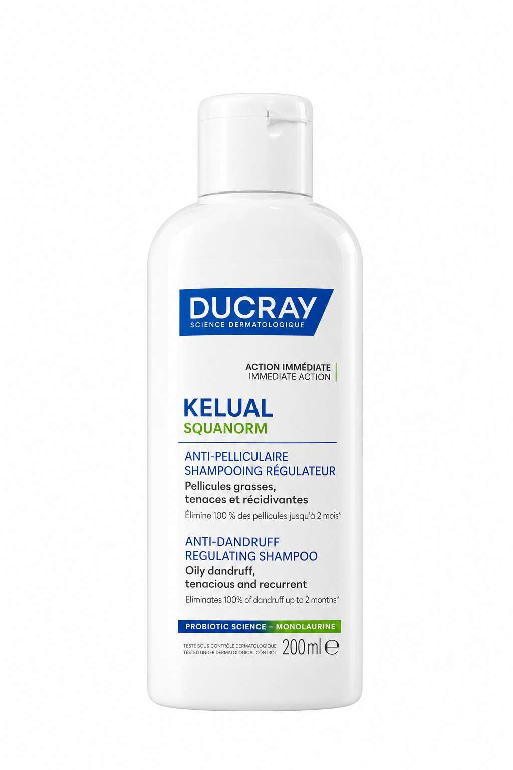 Ducray Kelual Squanorm Champô Anti-Caspa Oleosa 200ml