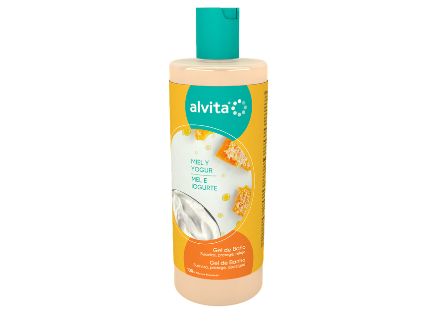 Alvita Gel de Banho Mel e Iogurte 750ml