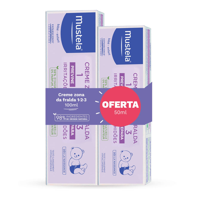 Mustela Bébé Creme Zona da Fralda 100ml com oferta de 50ml