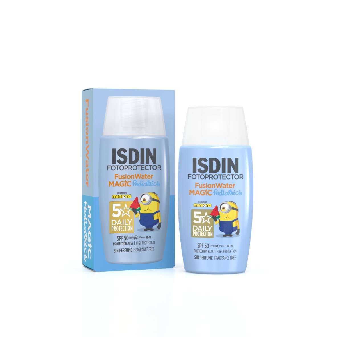 ISDIN Fotoprotector Pediatrics Fusion Water Magic SPF50 50ML- Protetor solar para crianças