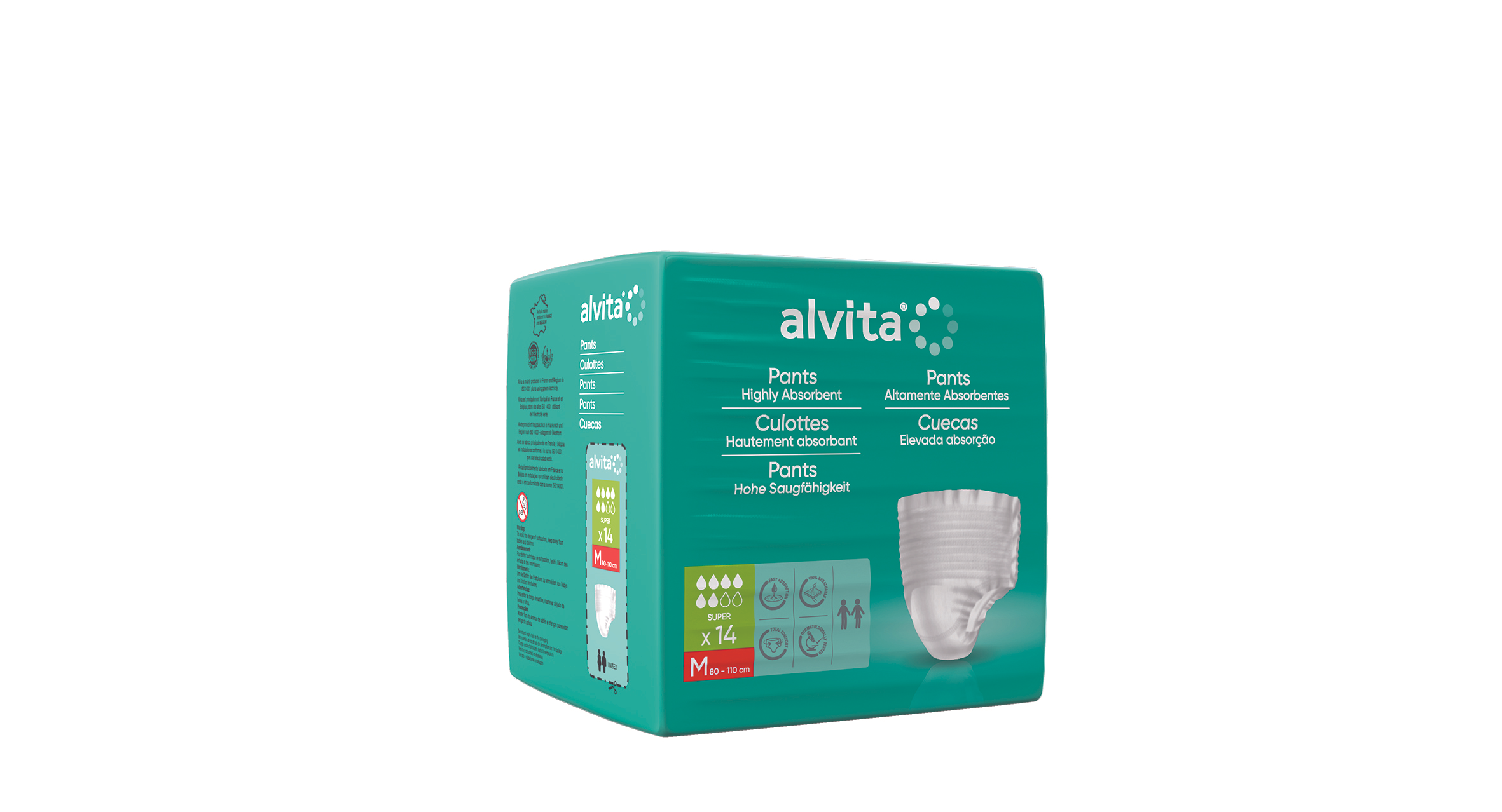 Alvita Cueca Dia Super/Med X14