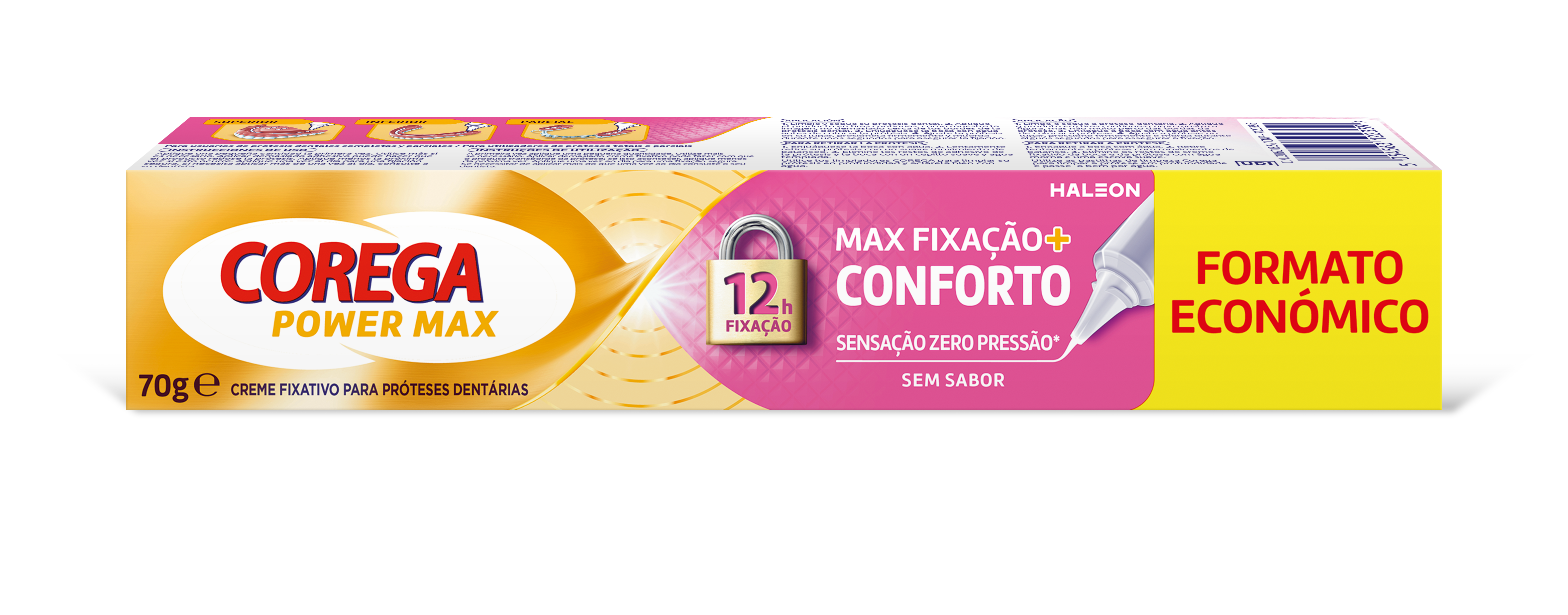 Corega Power Max Creme Fixador Máximo Conforto 70g