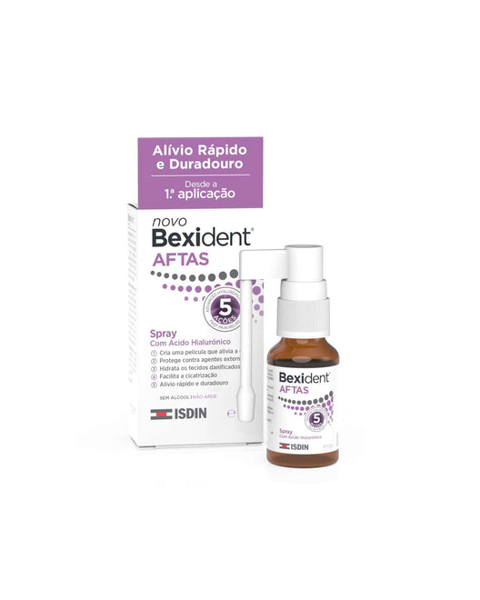 ISDIN Bexident AFTAS 15ML- Spray com ácido hialurónico para aftas 