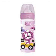 Chicco Biberão Well Being Silicone Fluxo Normal 2M+ 150ml Rosa